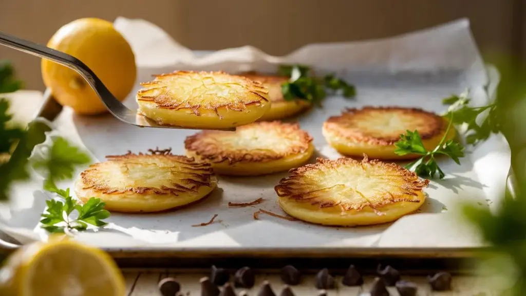 10 minutter til den perfekte familieaftensmad: Sprøde kartoffelkager fra ovnen der slår pomfritter